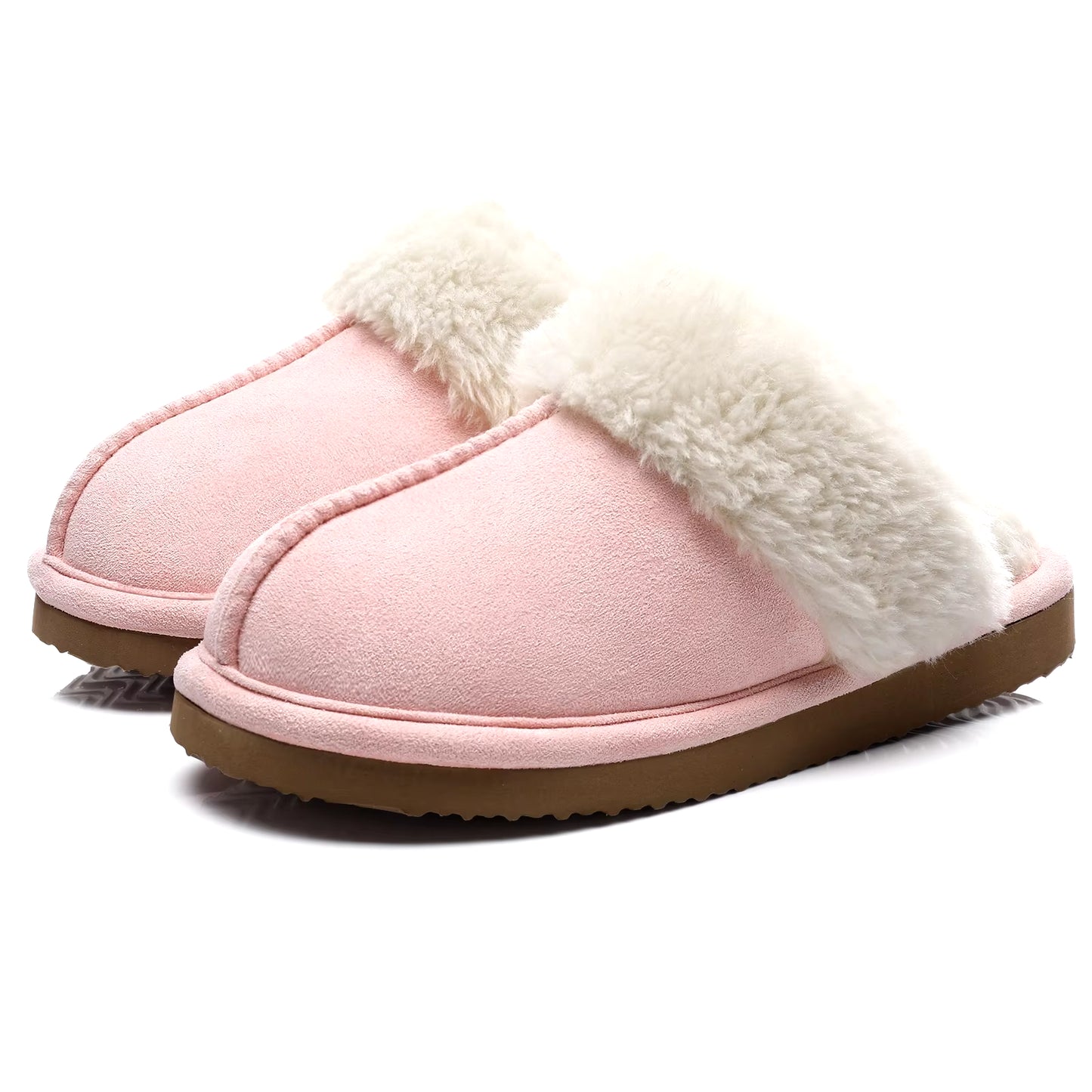 Fluffy Winter Slippers for Women Furry Fuzzy Home Shoes Faux Fur House Plush Slippers Indoor Warm Comfy Mute Flats Slide