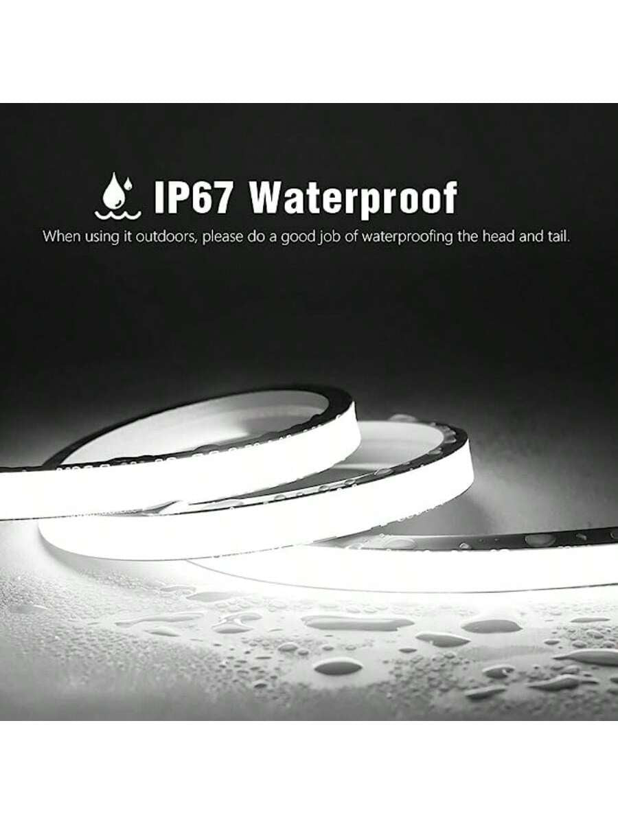 1Pc 5V Neon Flex Led Strip Light, 120 Smd2835 Led Waterproof Neon Rope Light, Ideal for Indoor or Outdoor Decoration, White